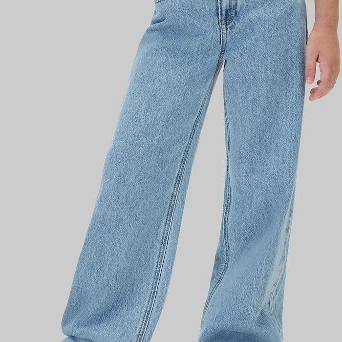 Çocuklar için wide leg kot pantolon Wide leg