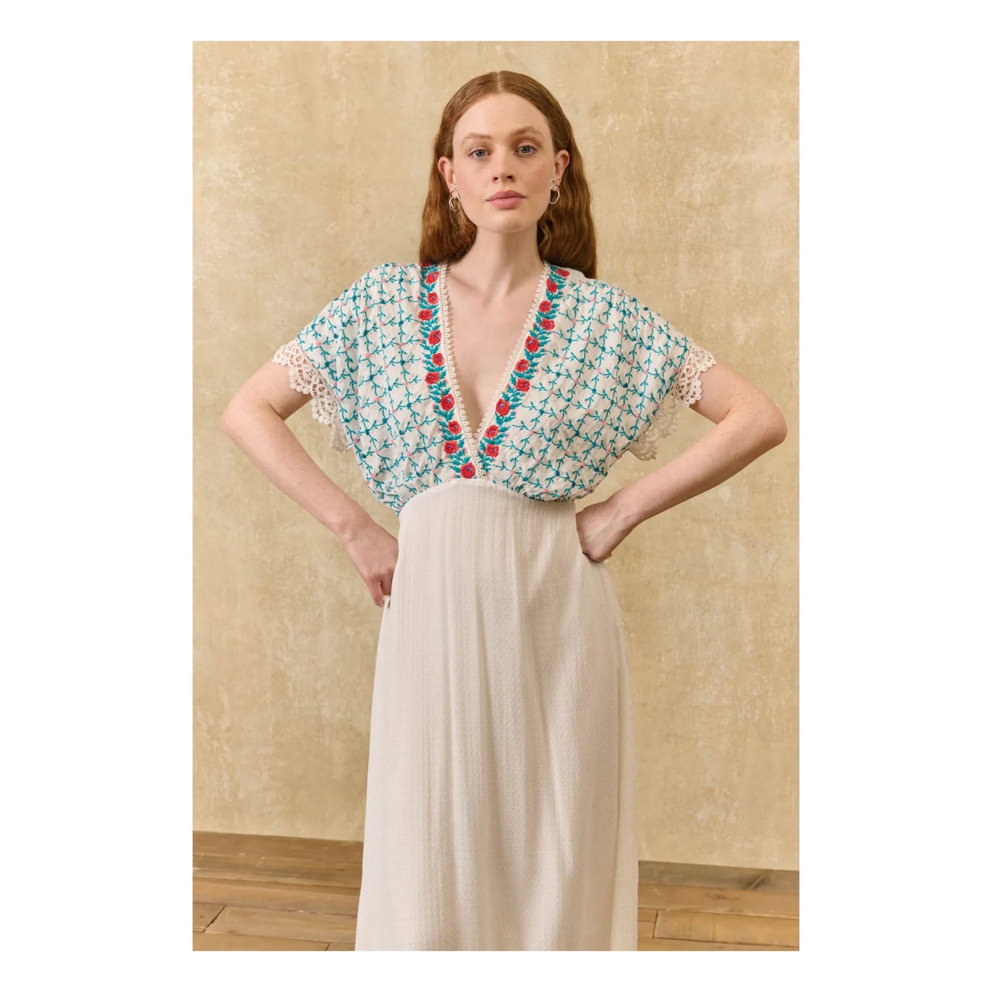 Louise Misha - Bejolie dress | Cream