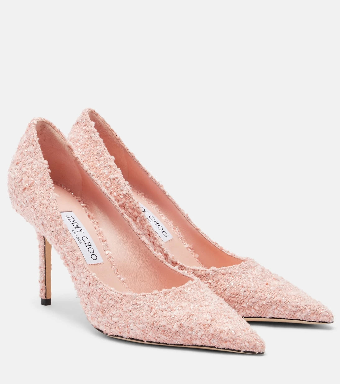 Jimmy Choo - Love crystal-embellished mesh pumps