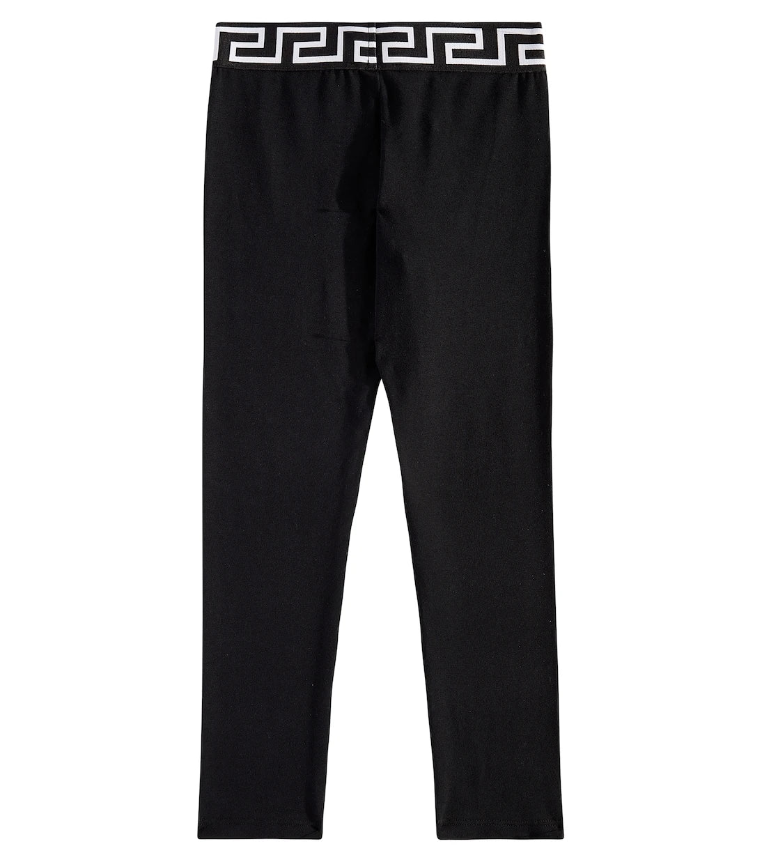 Versace Kids - بنطال ضيق ليغينغز جيرسيه من مزيج قطن غريكا