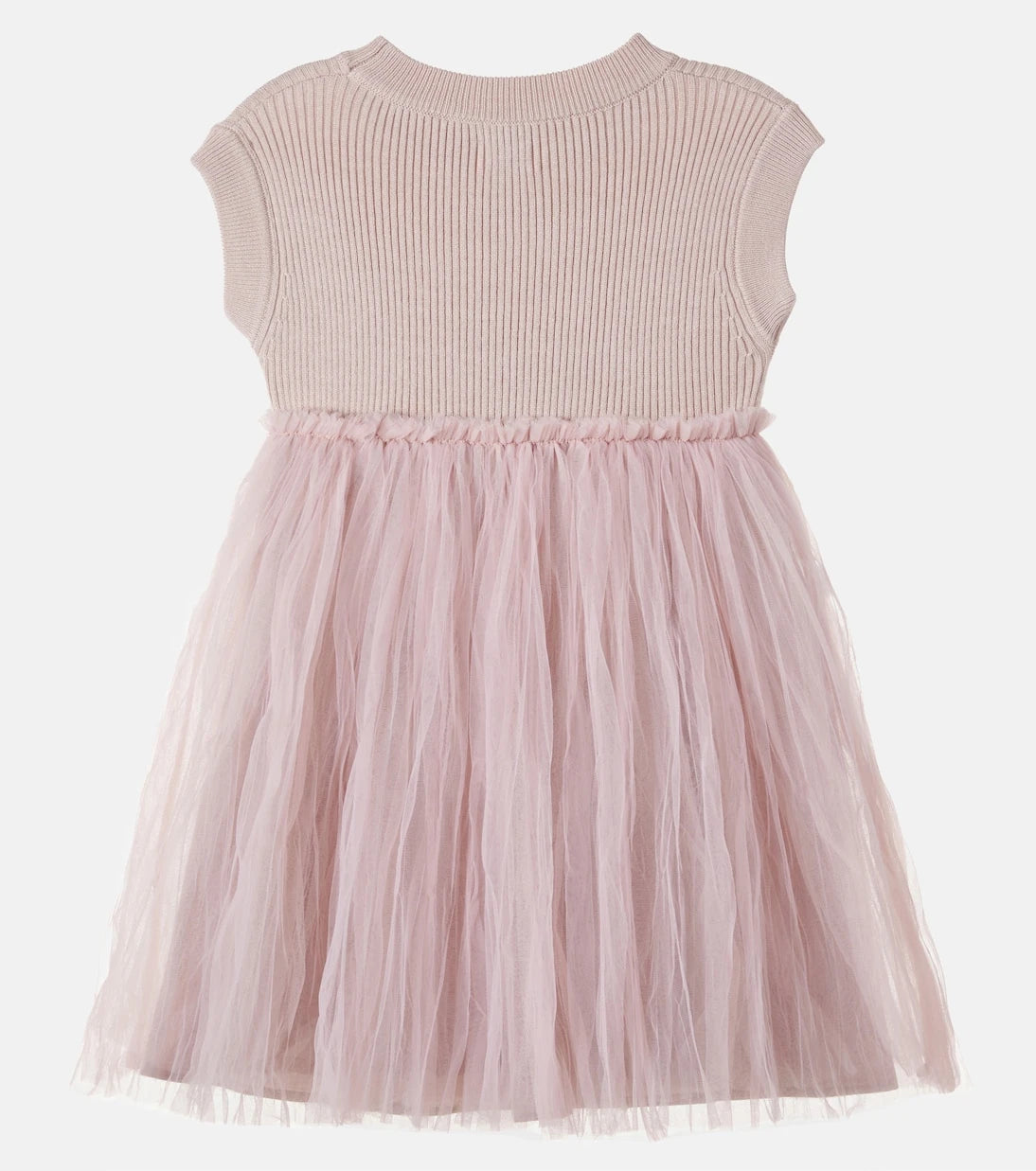 Donsje - Xewa paneled tulle dress