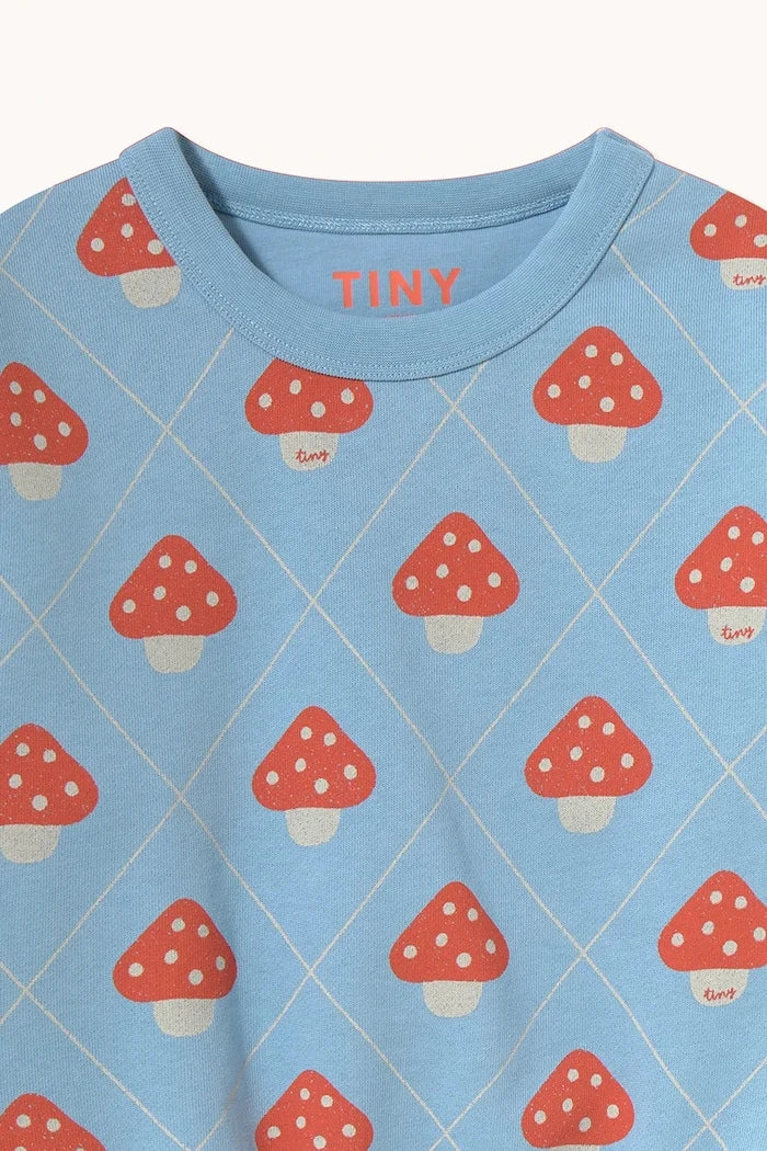 Çocuklar için pamuklu MUSHROOMS SWEATSHIRT