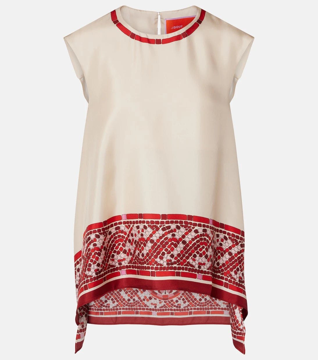 La DoubleJ - San Carlo printed silk twill top
