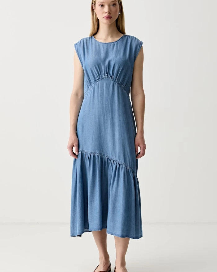 DKNY lyocell yazlık elbise