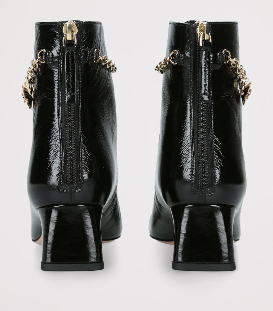 Patent Leather Trés Vivier Ankle Boots 45