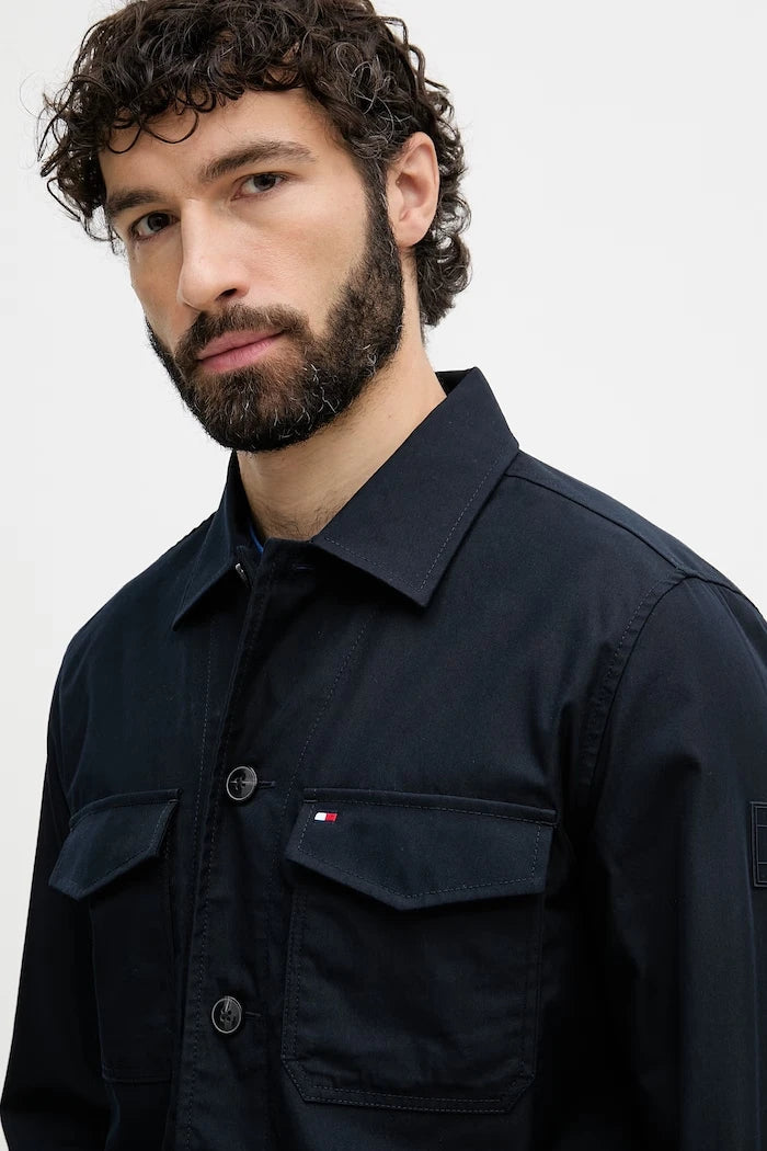 Tommy Hilfiger pamuklu erkek geçiş ceketi