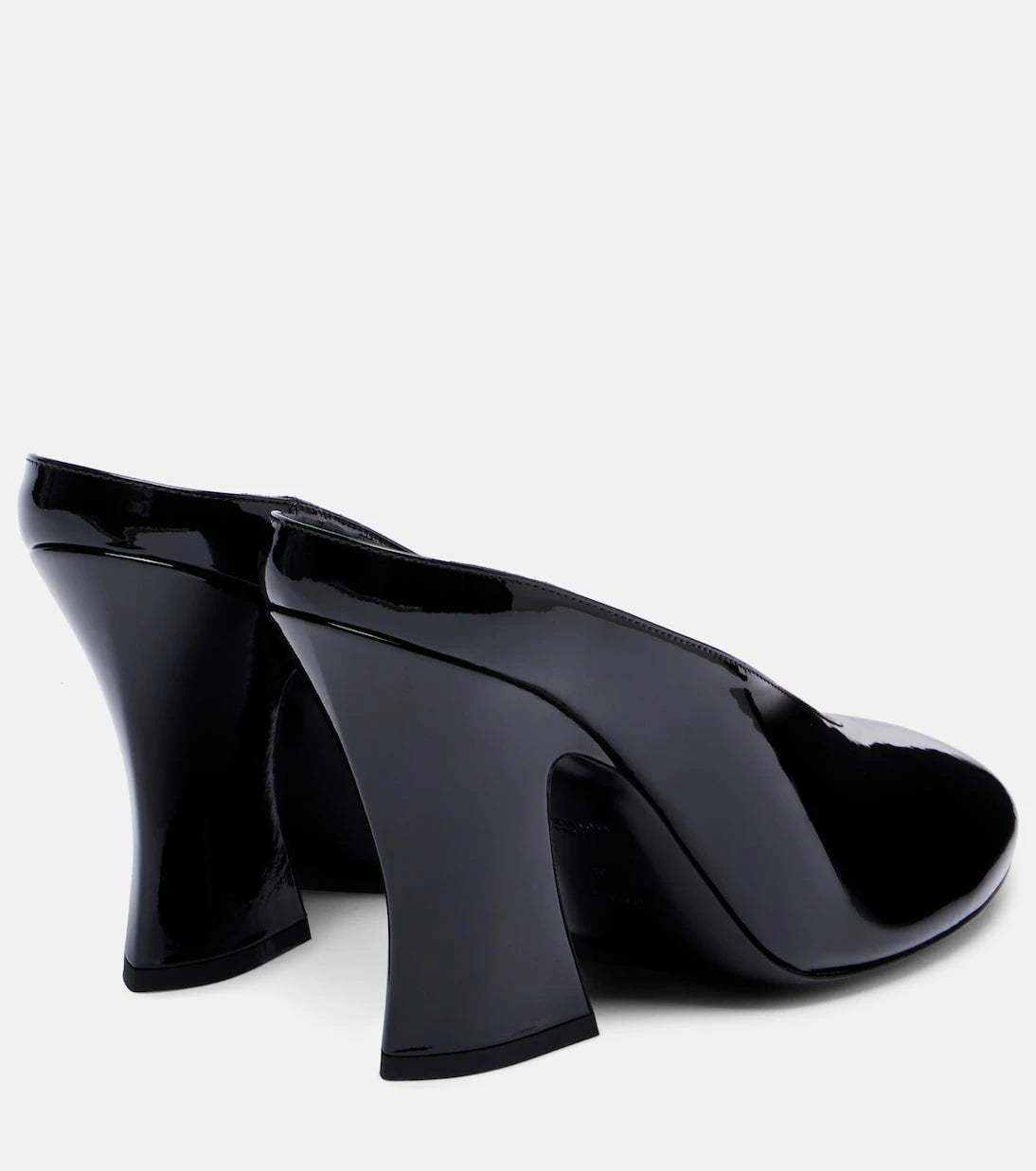 Givenchy - Sculpted 95 patent leather mules