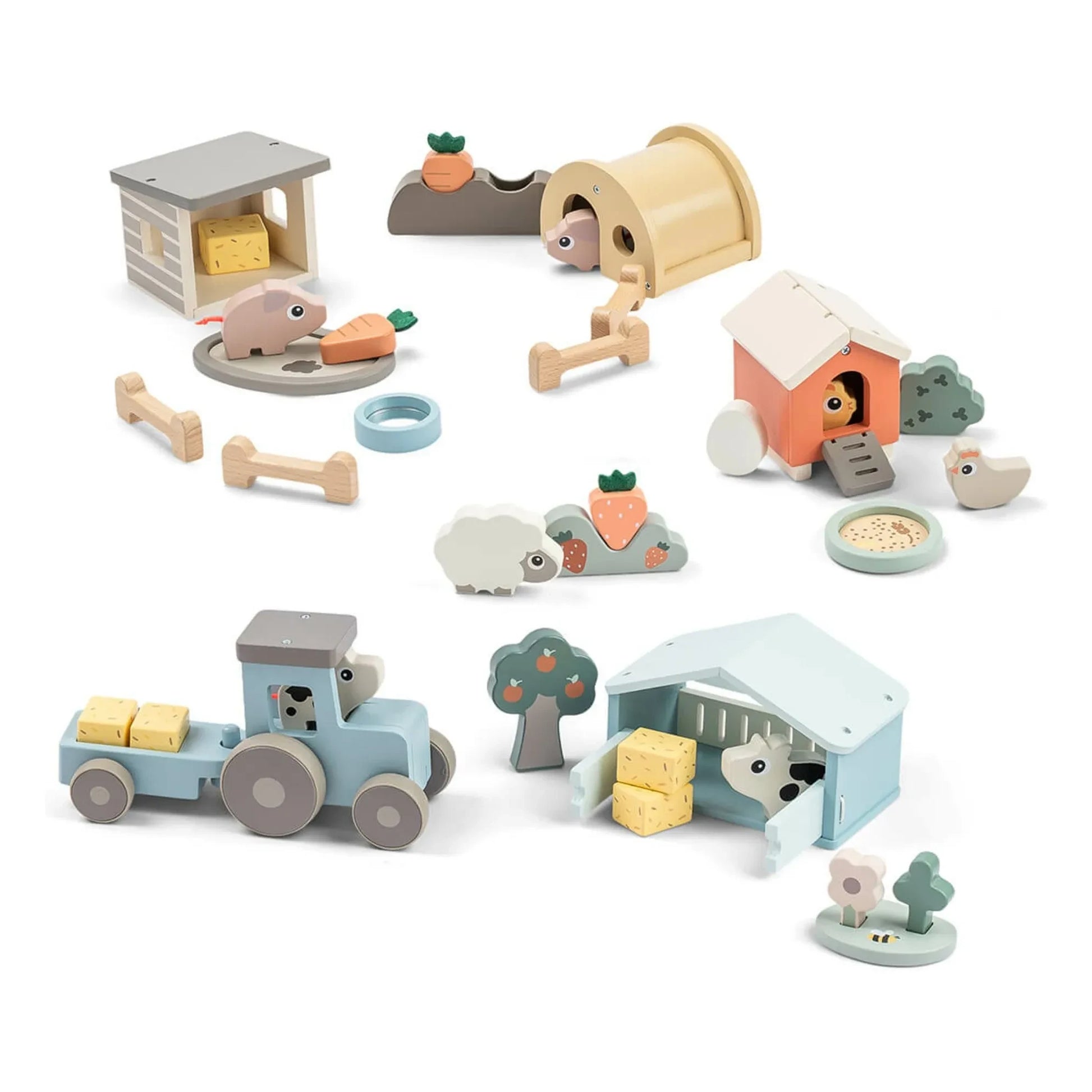 Done by deer - Dotti wooden barn | Orange