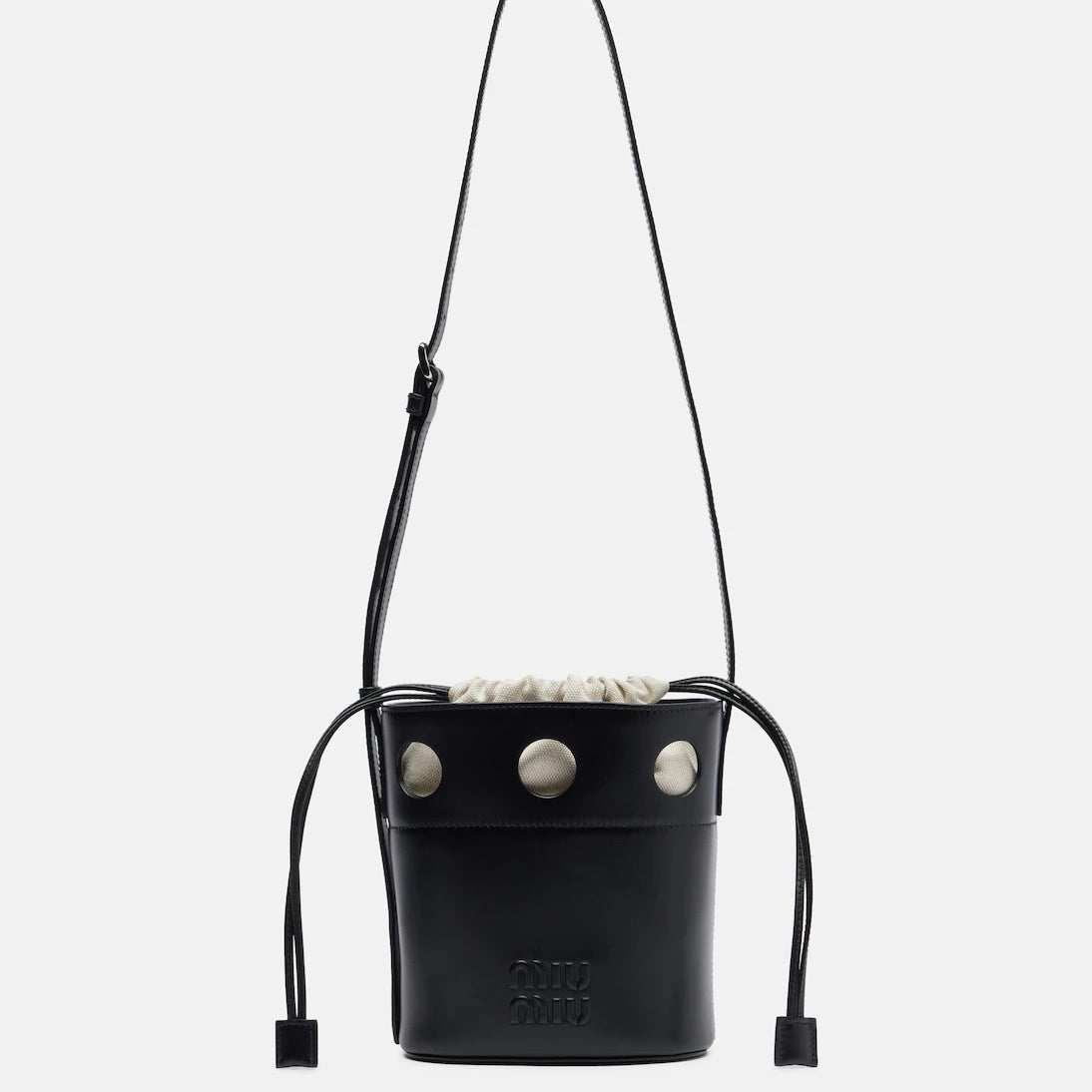 Miu Miu - Leather bucket bag