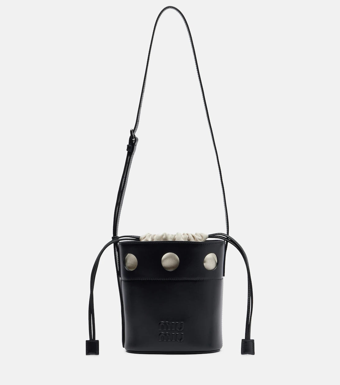 Miu Miu - Leather bucket bag