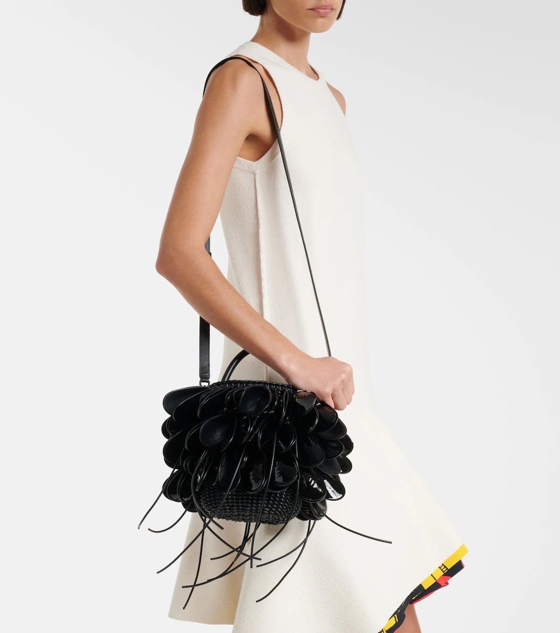 Loewe - Shell Small leather bucket bag