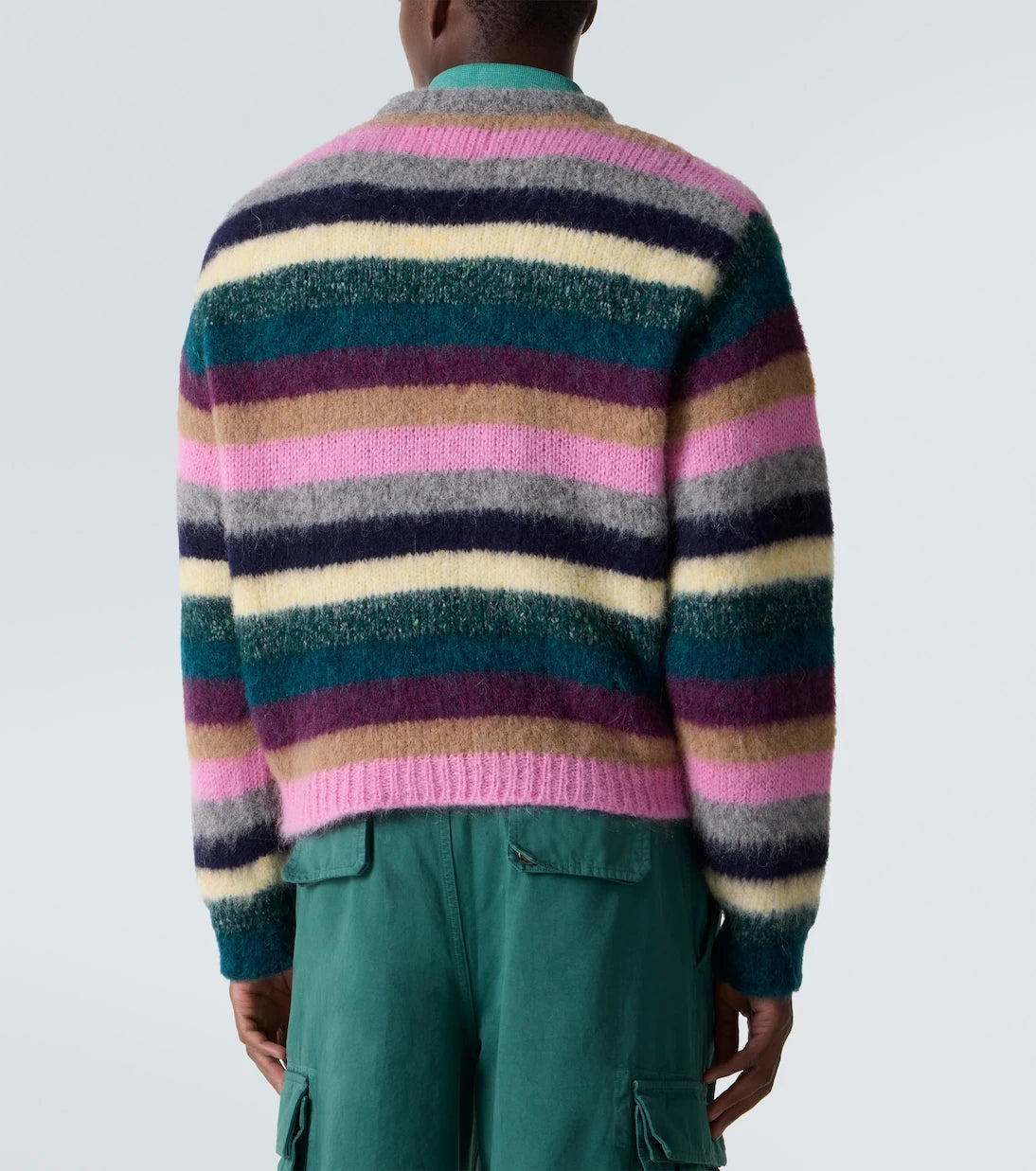 ERL - Striped alpaca-blend sweater