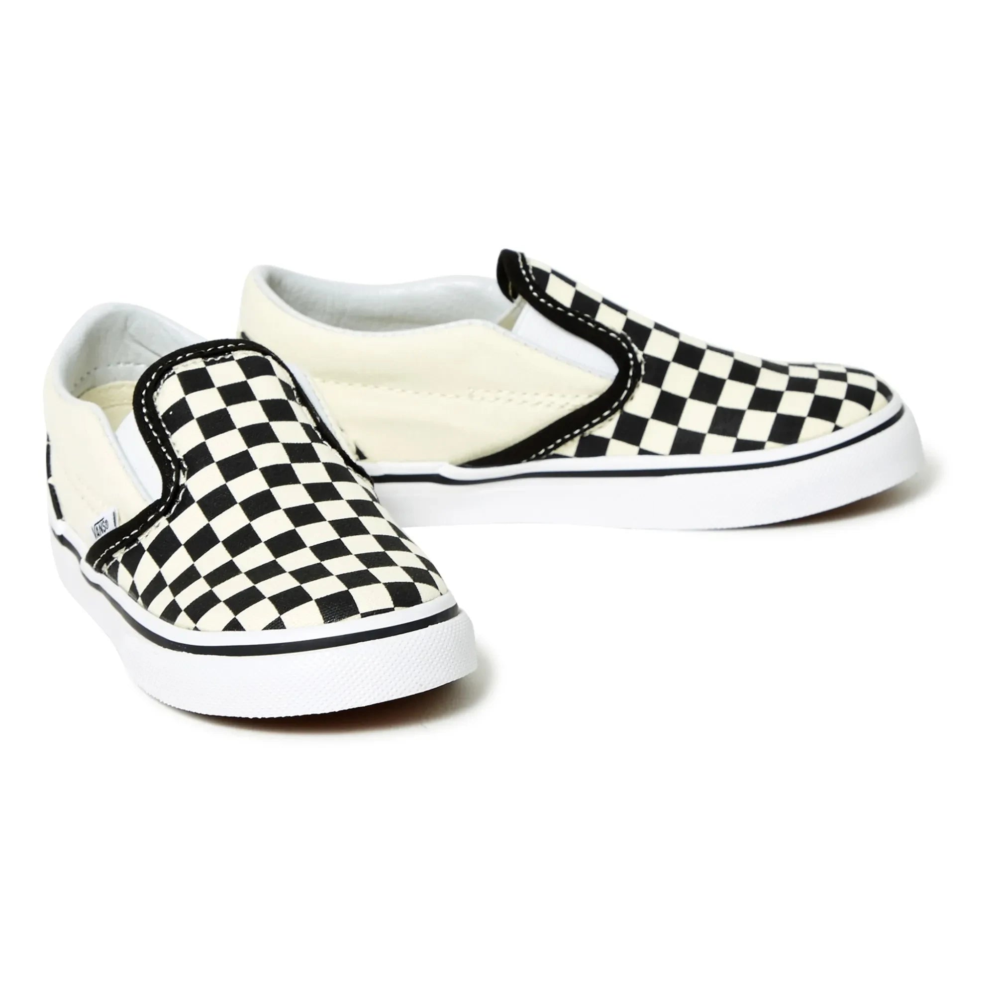 Vans - Checkerboard Classic Slip-On Shoes | White