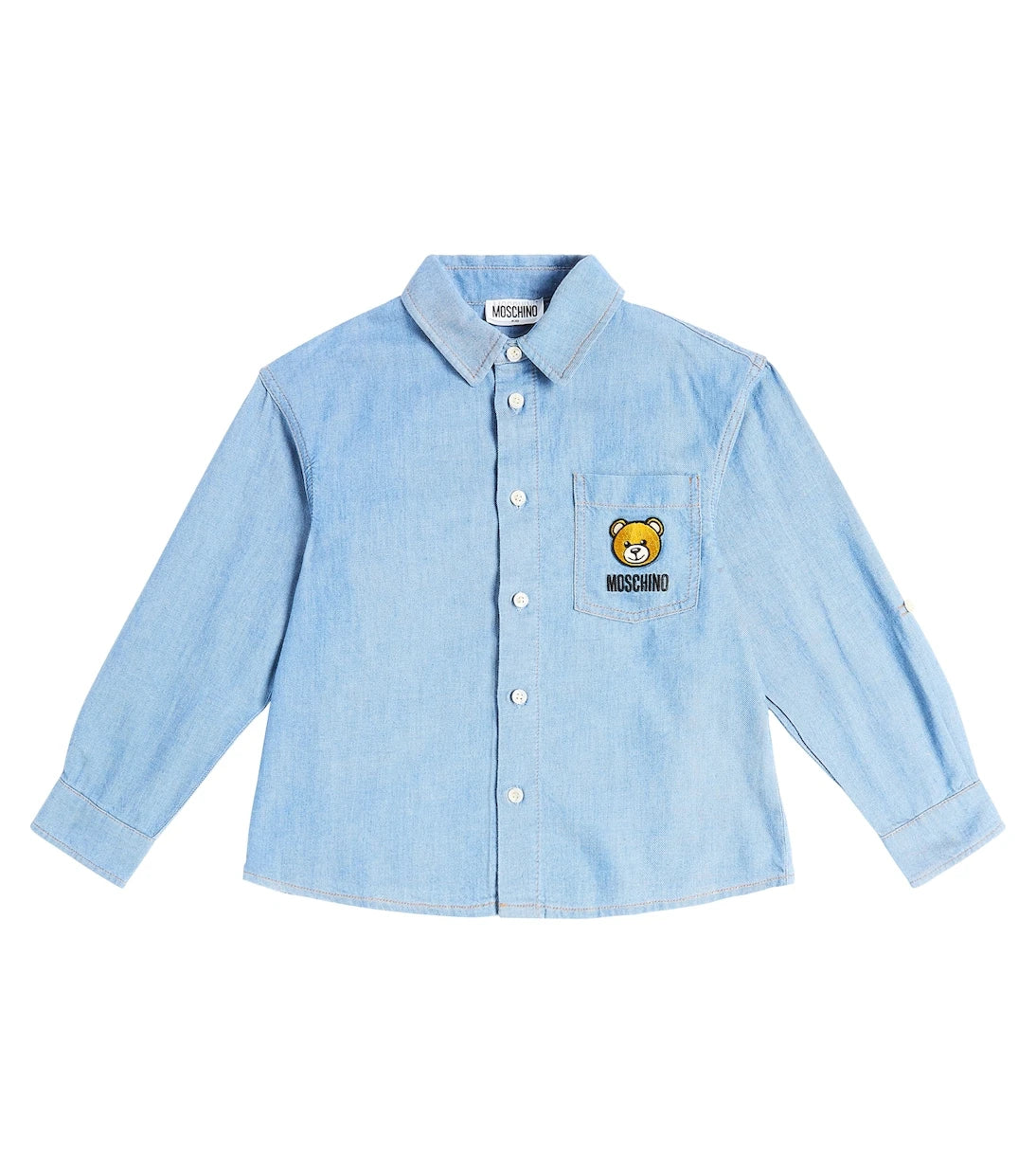 Moschino Kids - Teddy Bear cotton-blend shirt