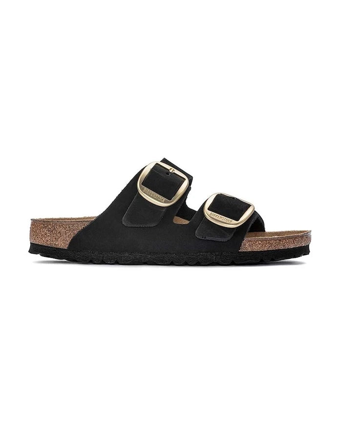 Nubuk Birkenstock Arizona Big Buckle Terlik