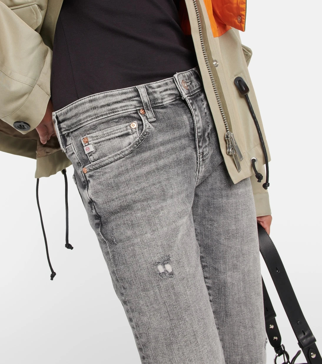 AG Jeans - Ex-Boyfriend mid-rise slim jeans