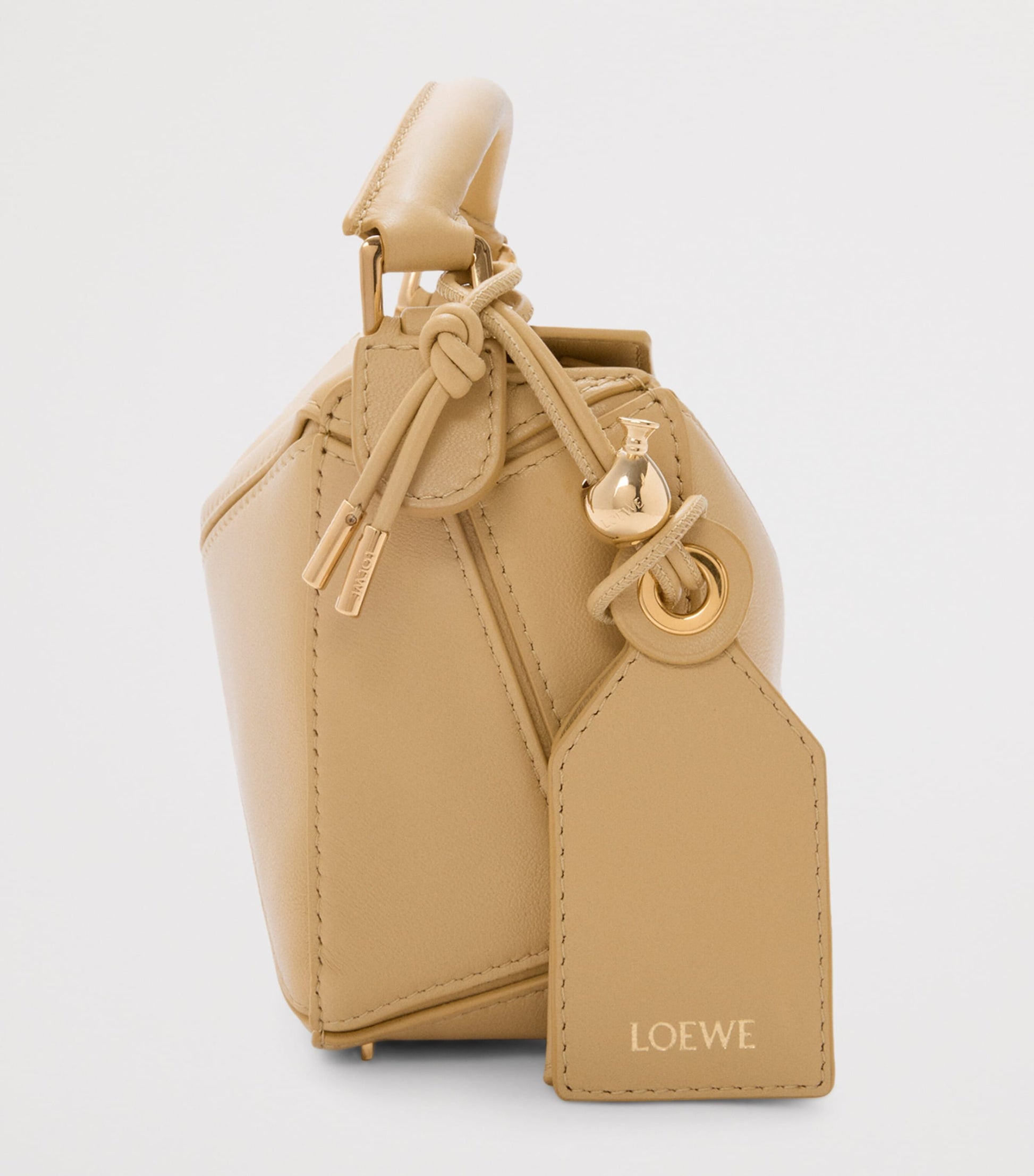 Mini Leather Featherlight Puzzle Top-Handle Bag