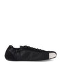 Black Suede-Re-Nylon-Metal Collapse Sneakers