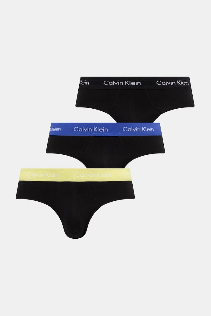 Calvin Klein Underwear Erkek Pamuklu Elastan Slip 3'lü