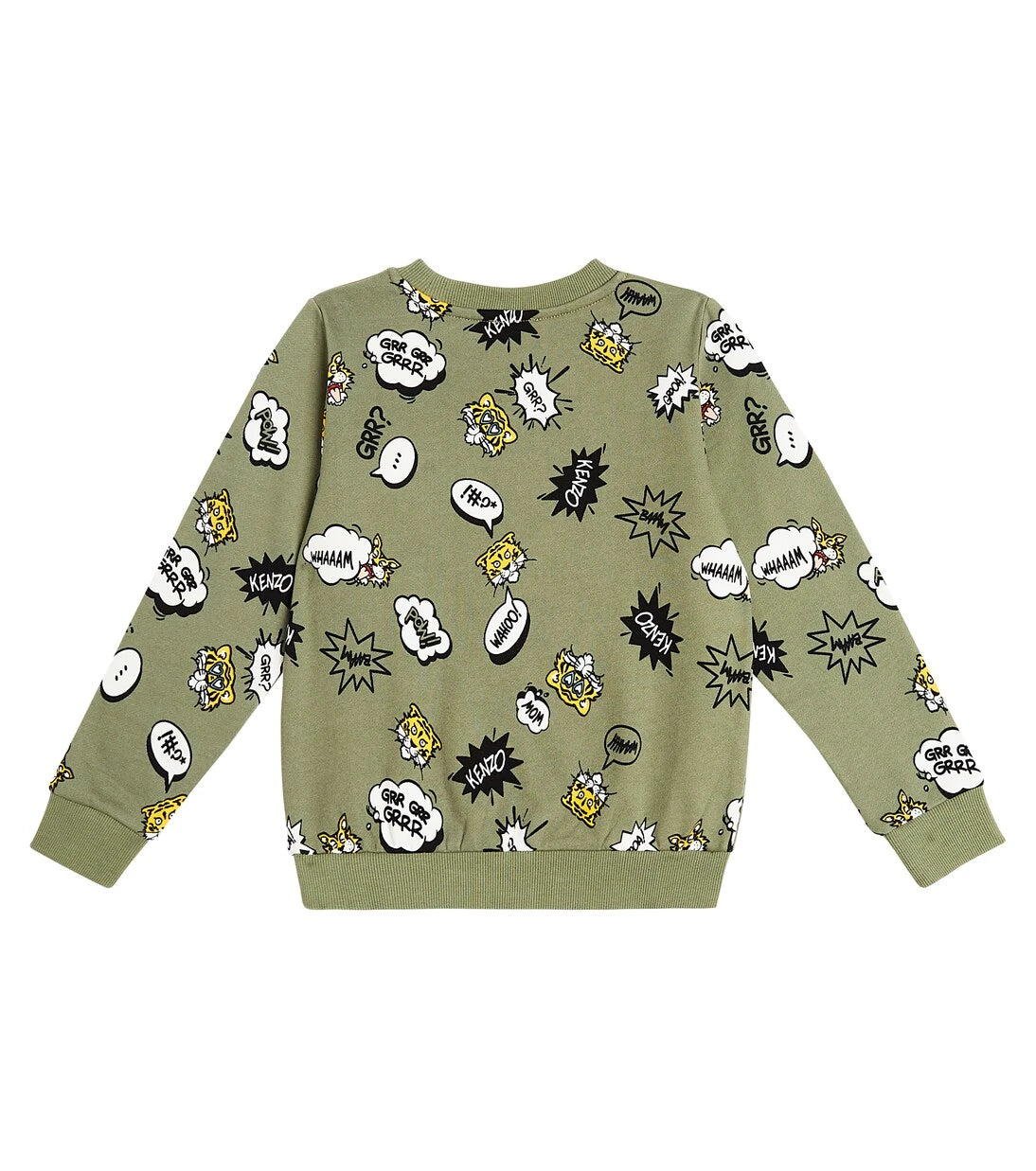 Kenzo Kids - كنزة رياضية من مزيج القطن المطبوع