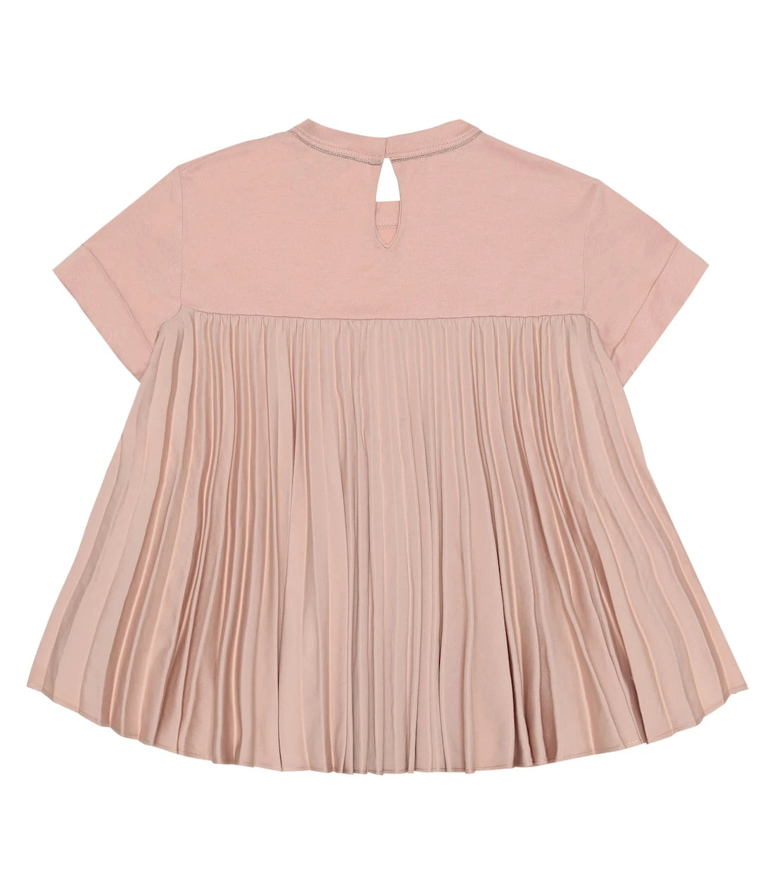 Brunello Cucinelli Kids - Pleated cotton T-shirt