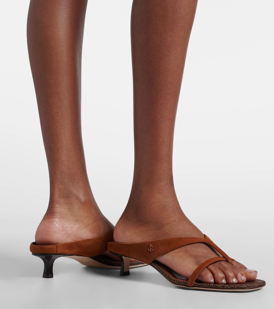 Jimmy Choo - Emeri suede thong sandals