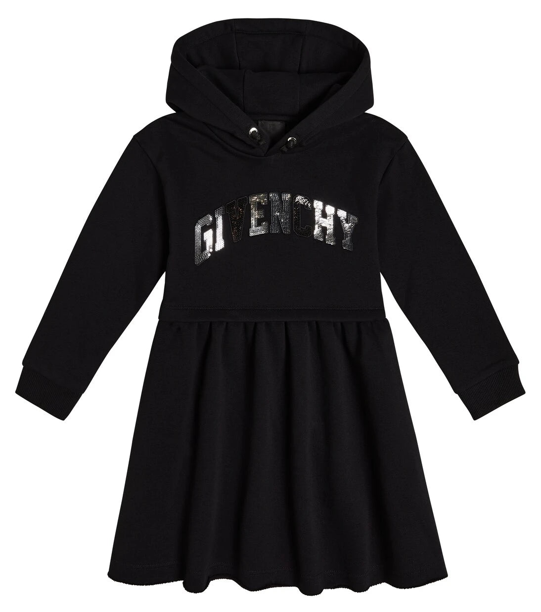 Givenchy Kids - فستان سويت شيرت بشعار من مزيج القطن
