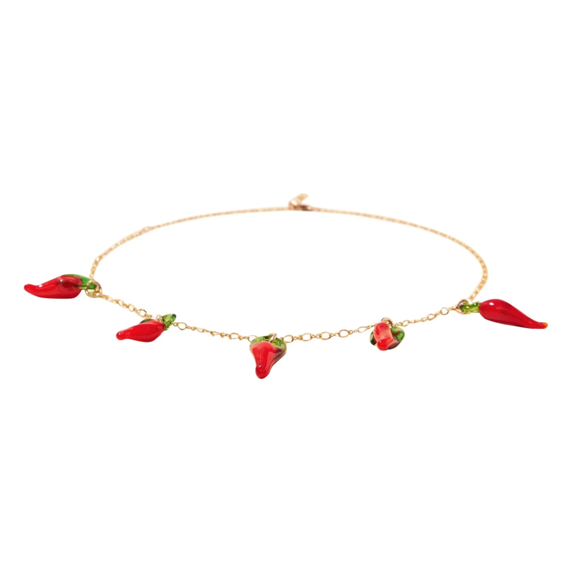 Camille Colette Studio - Chilli necklace | Red