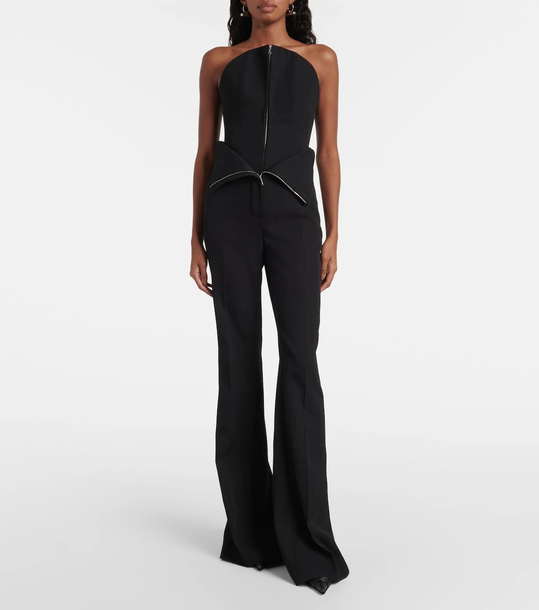 McQueen - Wool corset top