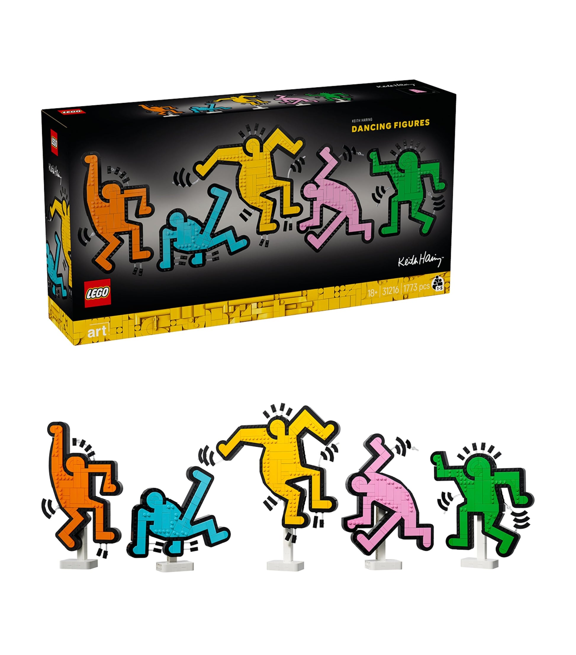 Keith Harring Dancing Figurines 31216