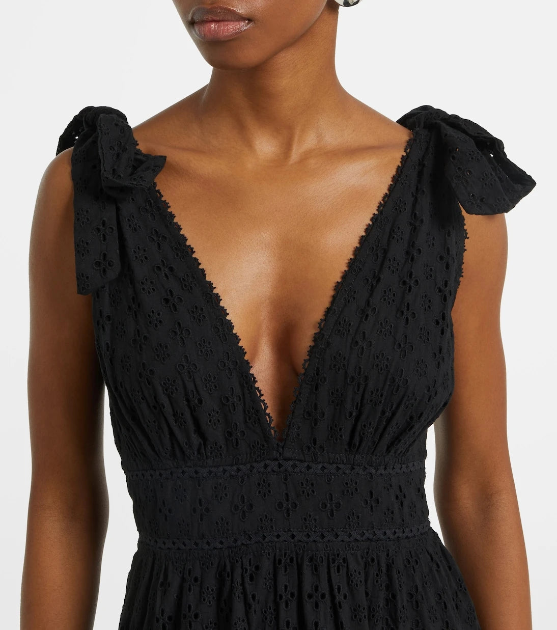 Poupette St Barth - Cara tiered cotton maxi dress