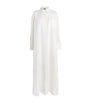7 For All Mankind White Cotton Shirt Maxi Dress