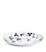 Wild Strawberry Inky Blue Oval Plate (30cm)