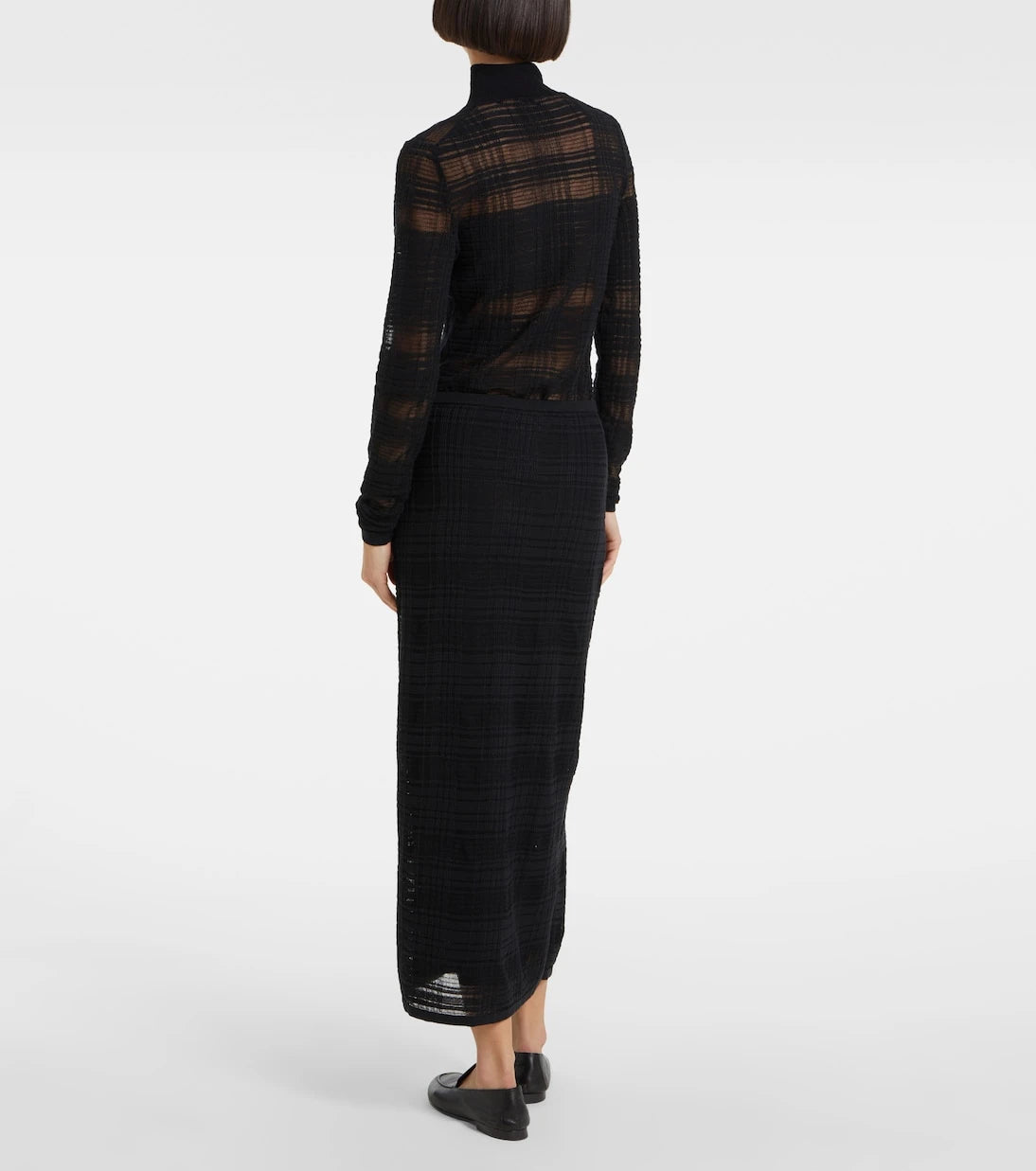 Proenza Schouler - White Label plaid cotton-blend midi skirt