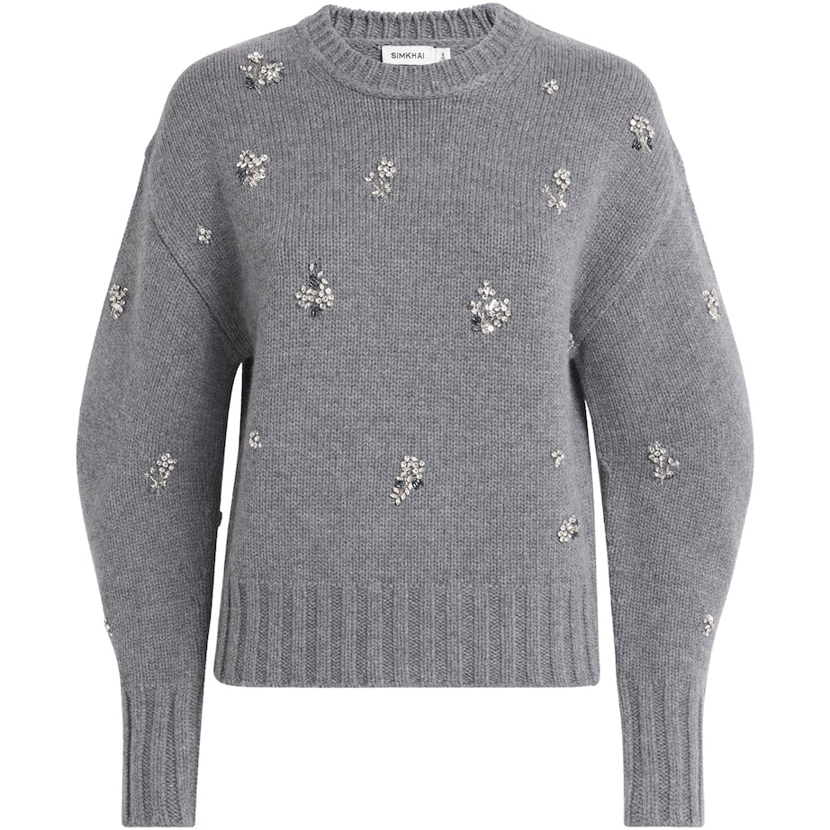 Simkhai Black Wool-Cashmere Coraline Sweater