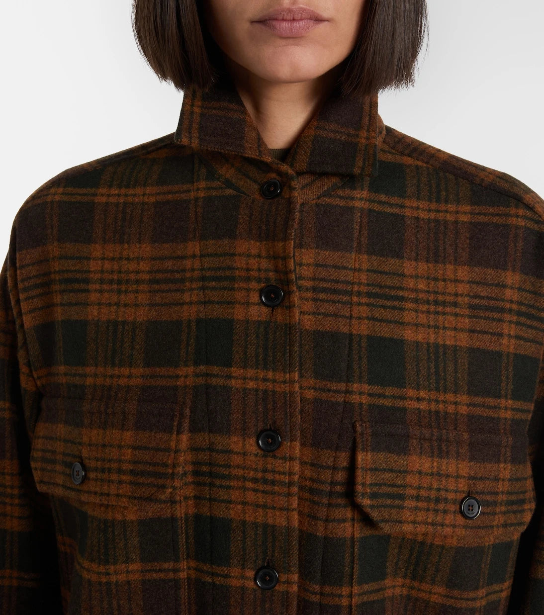 Loro Piana - Darby checked wool and cashmere overshirt