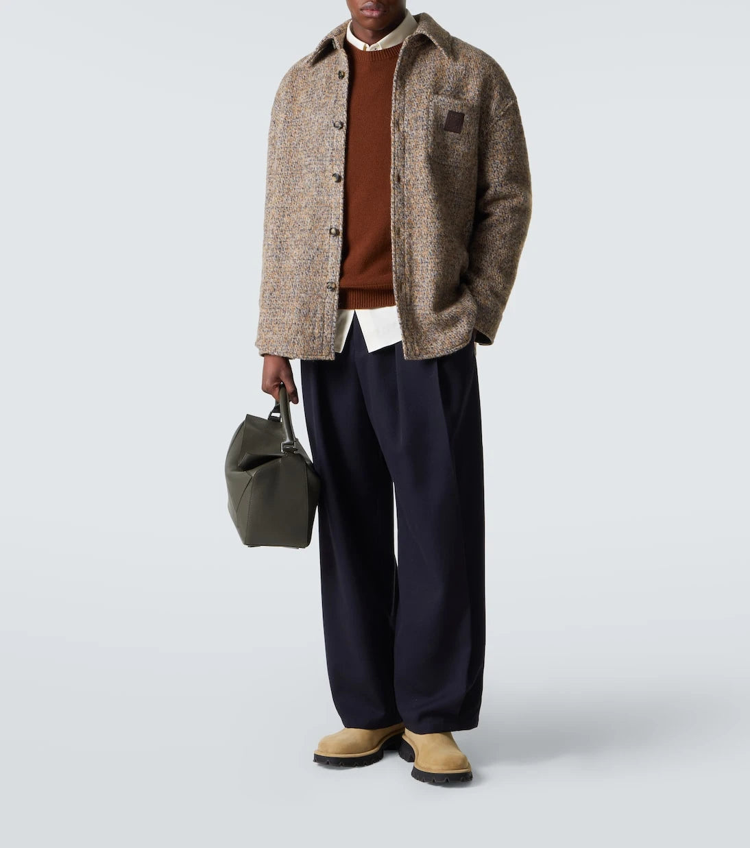 Loewe - Puzzle Large leather top-handle bag