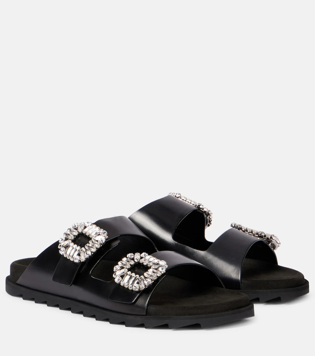 Roger Vivier - Slidy Viv' leather sandals