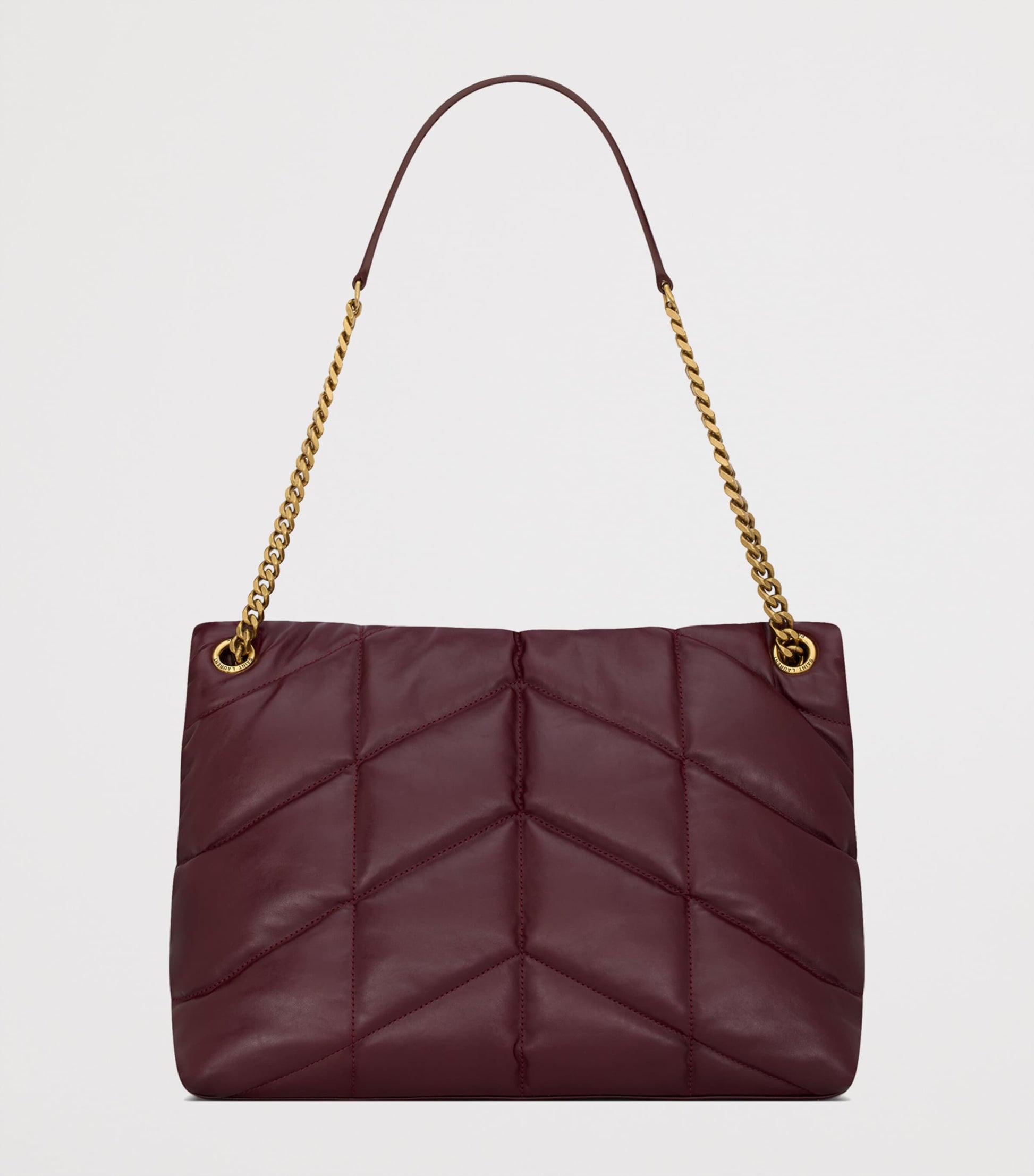 Saint Laurent Red Medium Puffer Shoulder Bag