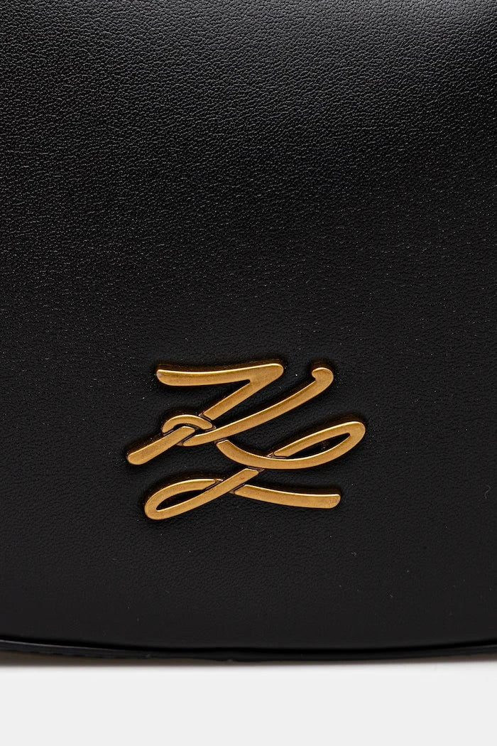 Karl Lagerfeld Kadın Deri Kruvasan Çanta K/AUTOGRAPH