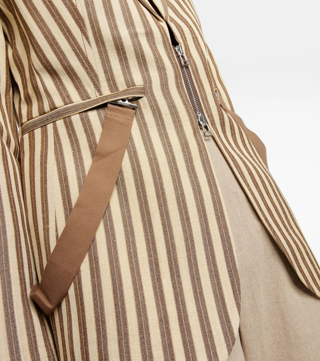 Jacquemus - La Veste Filu striped belted blazer