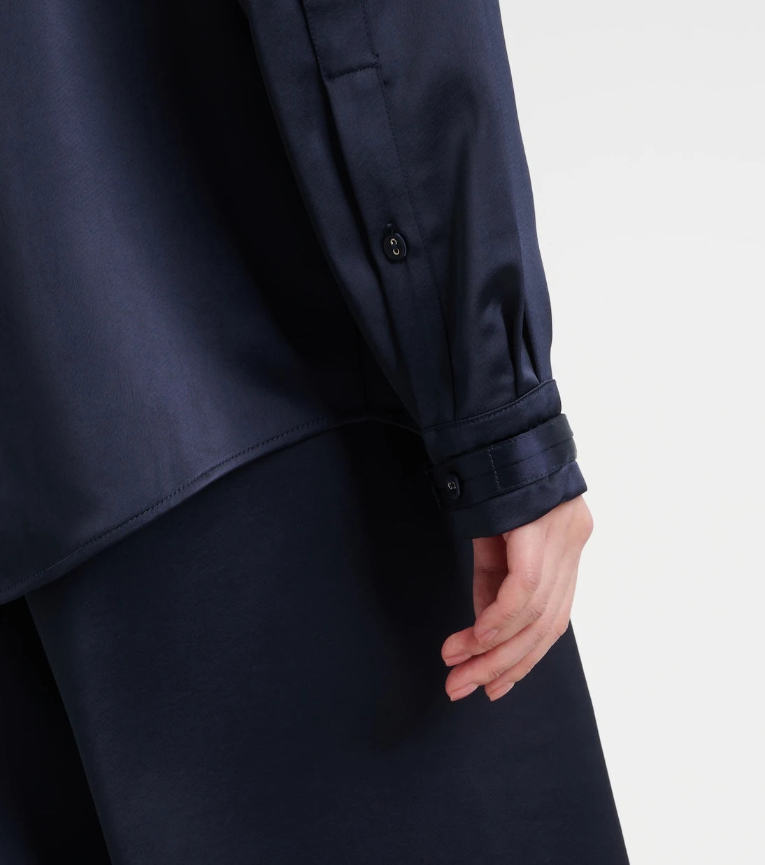 Proenza Schouler - White Label Raven satin shirt