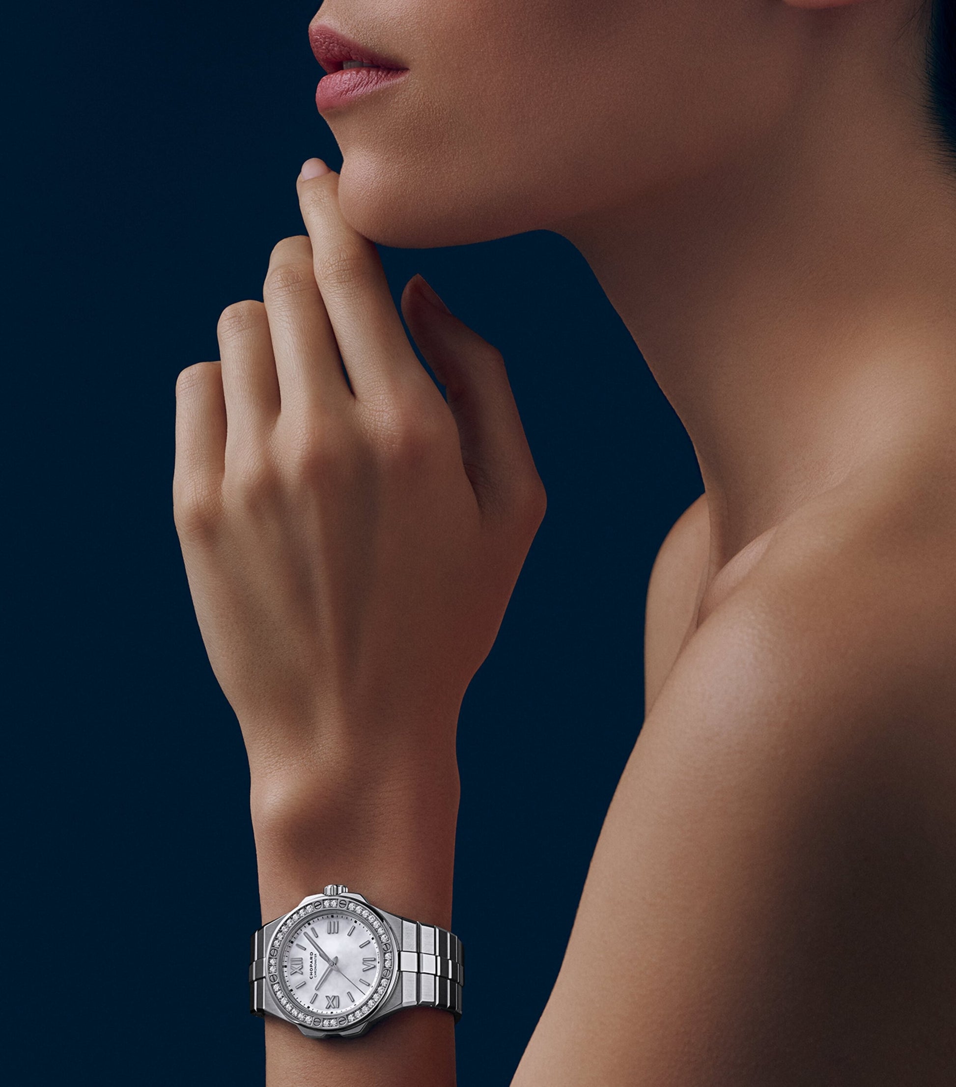 Stainless Steel and Diamond Alpine Eagle Watch 36mm