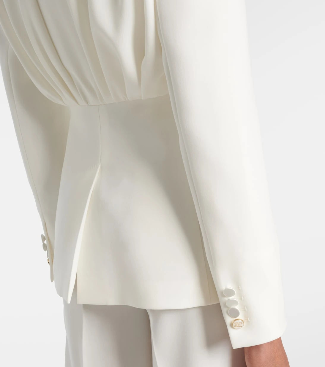 Max Mara - Gradi draped crêpe jacket