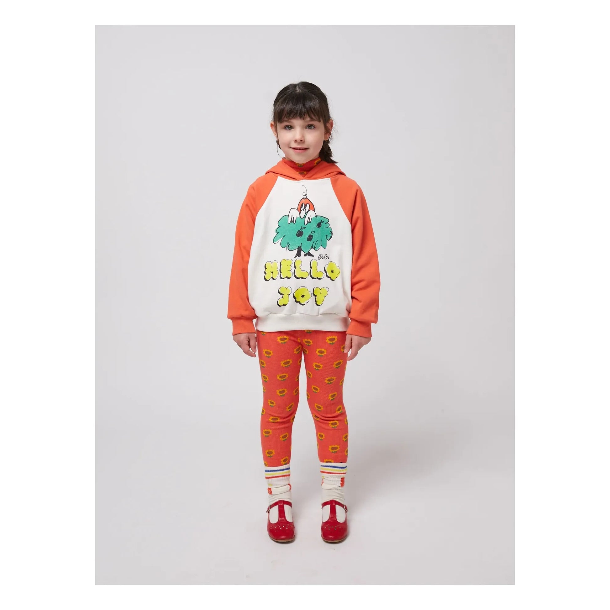 Bobo Choses - Hello Joy Hoodie Organic cotton | Red