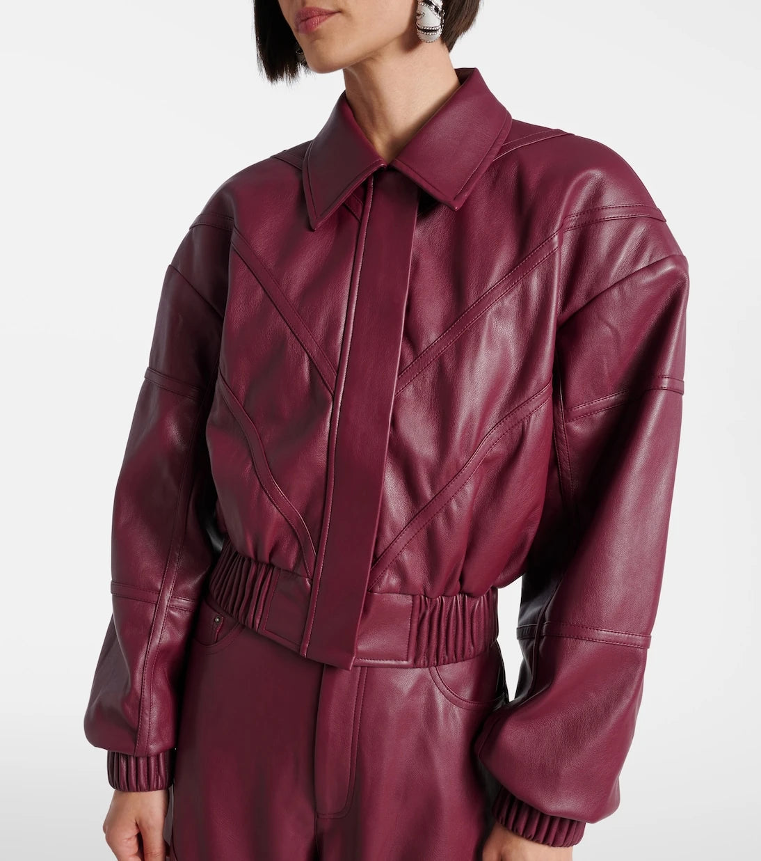 Rotate - Cropped bomber jacket