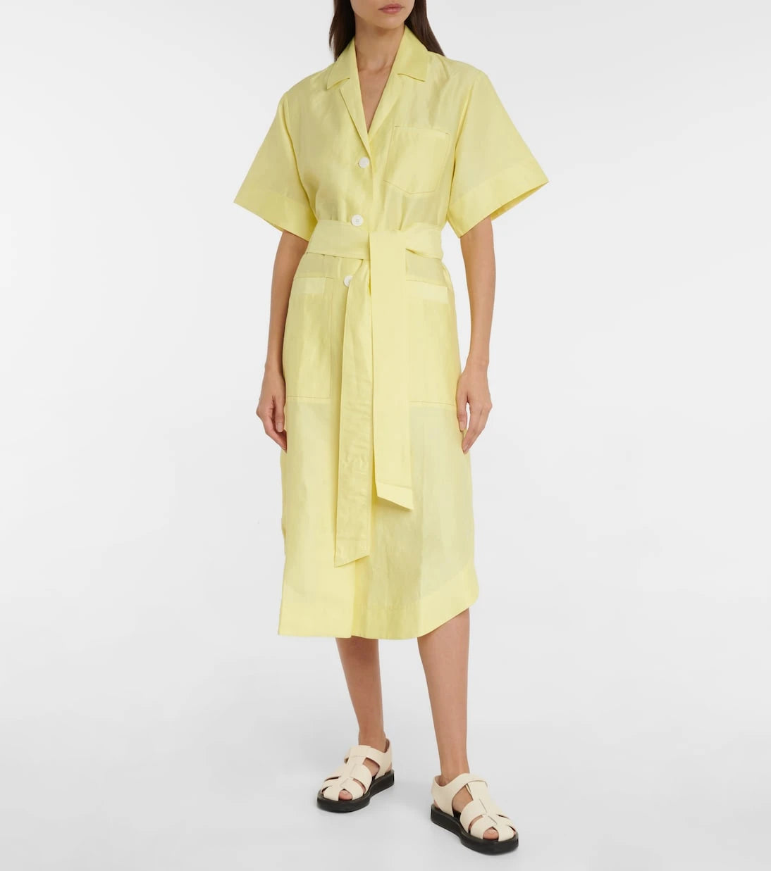 Lee Mathews - Sparrow shirt midi dress