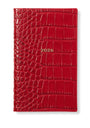 Mara Leather Croc-Embossed Panama 2026 Pocket Diary