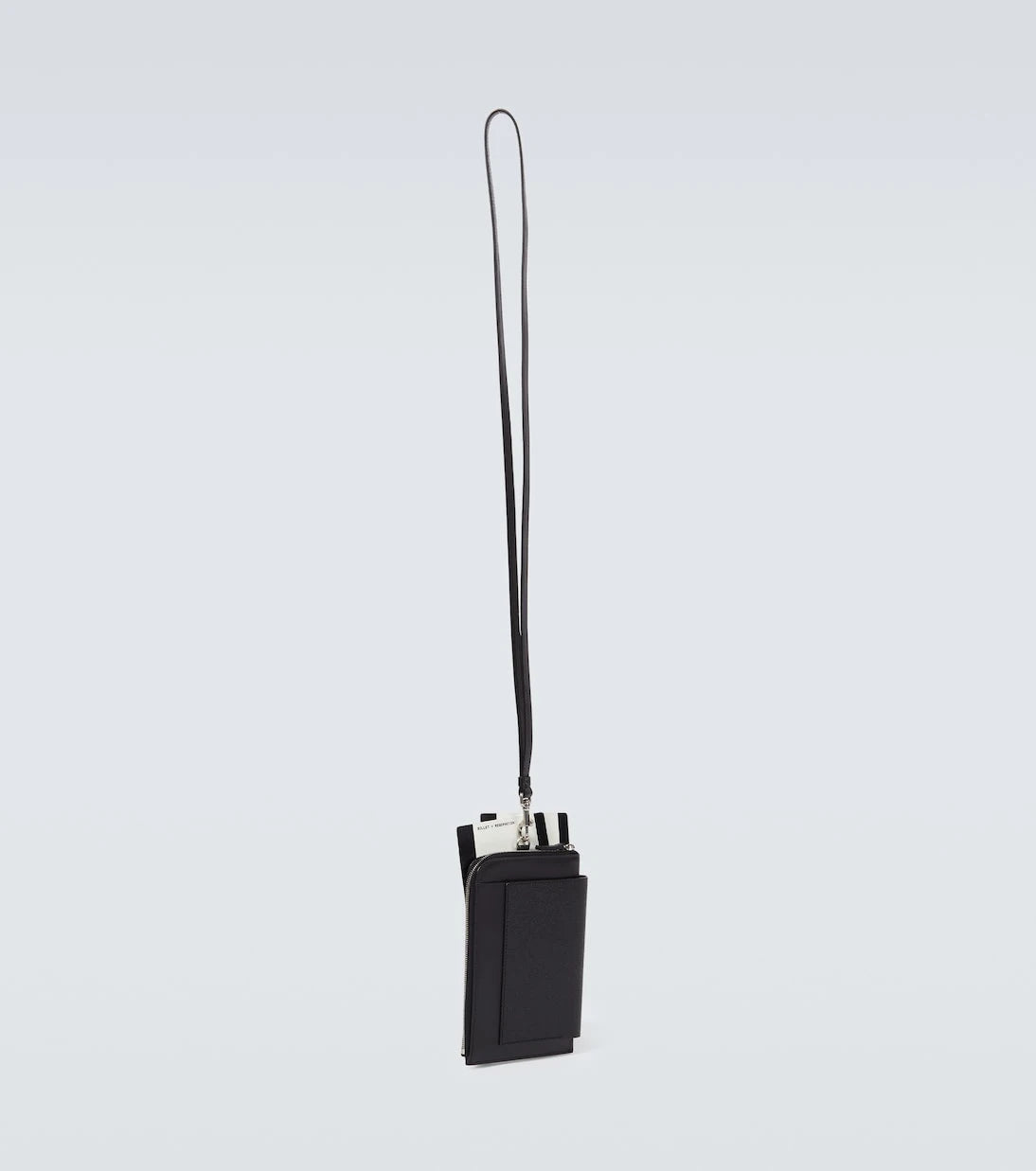 Balenciaga - Leather-trimmed phone and passport holder