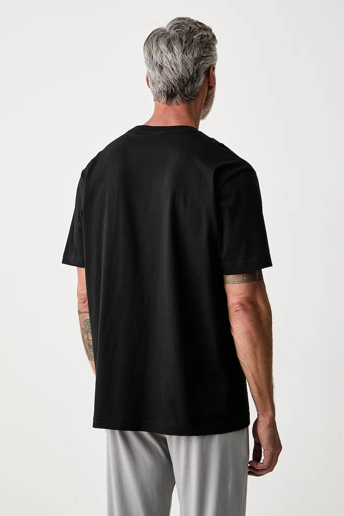 HUGO erkek pamuklu kısa kollu pijama tişörtü EZRA T-SHIRT